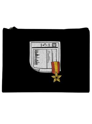 Jízdní řád taštička Black