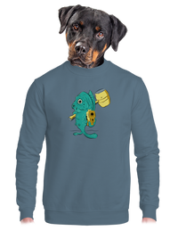 unisex mikina bez kapuce