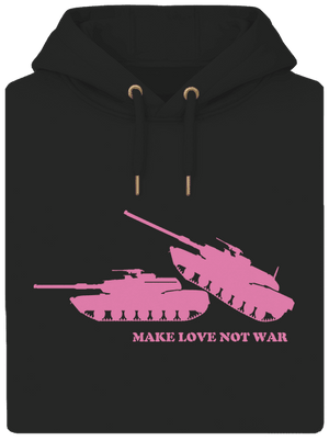 Tanky unisex mikina premium Dark Black