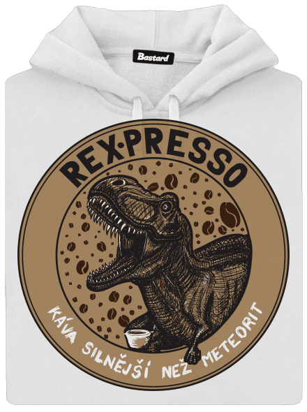 Rex-presso dámská mikina klokanka White