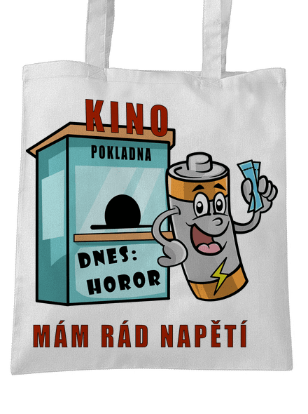 Mám rád napětí taška White