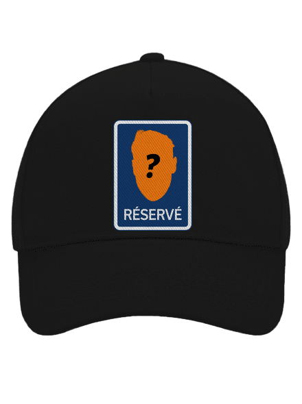 Značka réservé kšiltovka baseballka Black