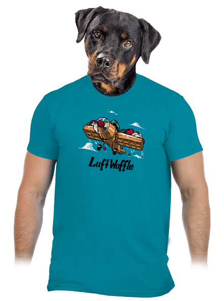 Luftwaffle pánské tričko Diva Blue