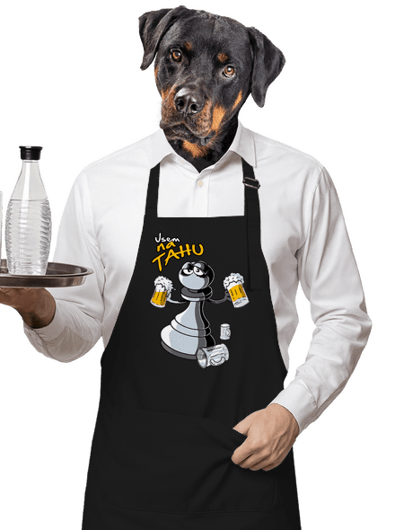 Na tahu zástěra Black
