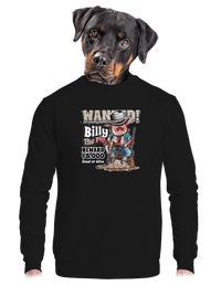 unisex mikina bez kapuce