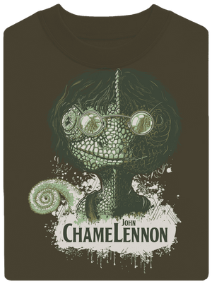 ChameLennon unisex mikina bez kapuce Urban Khaki