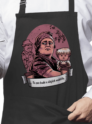 B14: Slavnosti sněženek zástěra Dark Grey