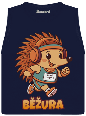 Běžura dámské tílko volné Navy