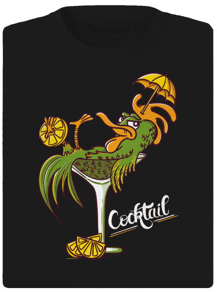 Cocktail dámské sportovní tričko Black