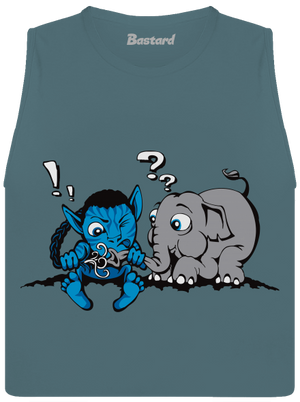 Error 501 dámské tílko volné Heather Deep Teal