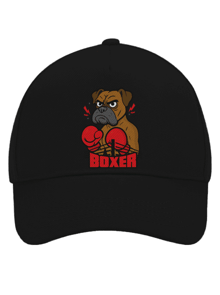 Boxer kšiltovka baseballka Black