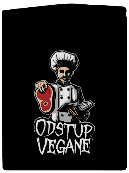 Odstup vegane dámská mikina na zip Black
