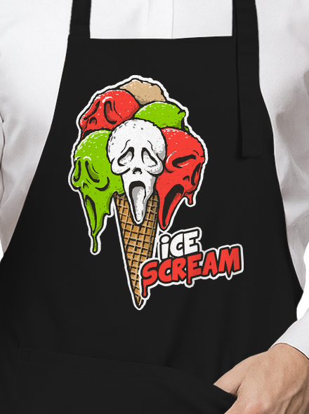 Ice Scream zástěra Black