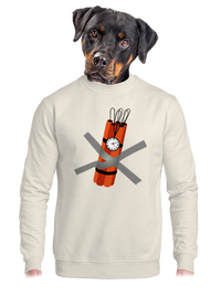 unisex mikina bez kapuce