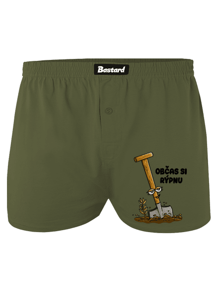 Občas si rýpnu pánské trenky Khaki