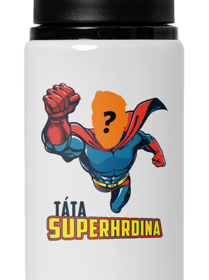 Táta superhrdina lahev na vodu White