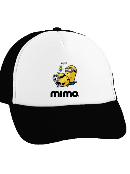 Mimo kšiltovka truckerka Black cap
