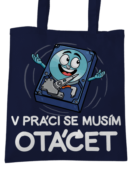 Musím se otáčet taška French Navy