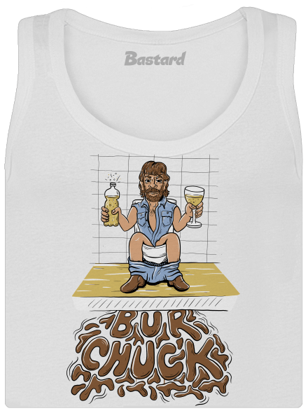 BurChuck dámské tílko klasické White