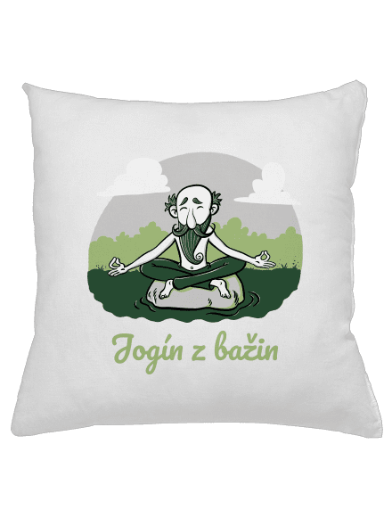 Jogín z bažin polštář White