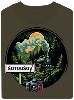 Šotoušov unisex mikina bez kapuce Urban Khaki