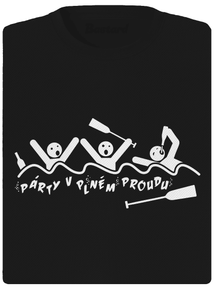 Party v plném proudu dámské sportovní tričko Black