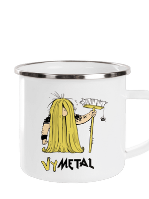 Metalista plecháček White