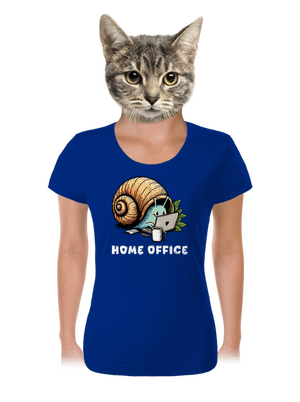 Šnekův home office dámské tričko Royal Blue Mal