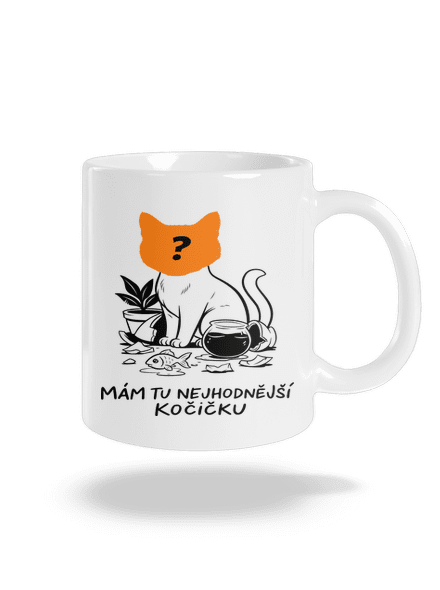 Mám nejhodnější kočičku klasický hrnek White