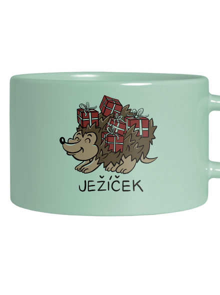 Ježíček hrnek makronka Mint Macaron