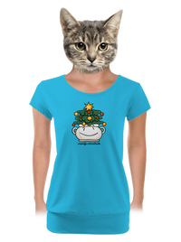 dámské tričko s lemem