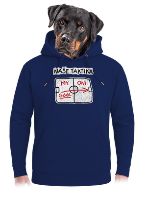 Naše taktika unisex mikina premium Navy