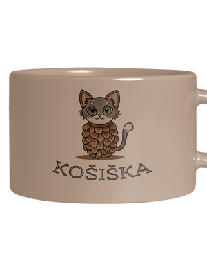 Košiška hrnek makronka Brown Macaron