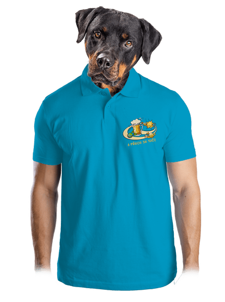 A přece se točí! pánská polokošile Blue Atol