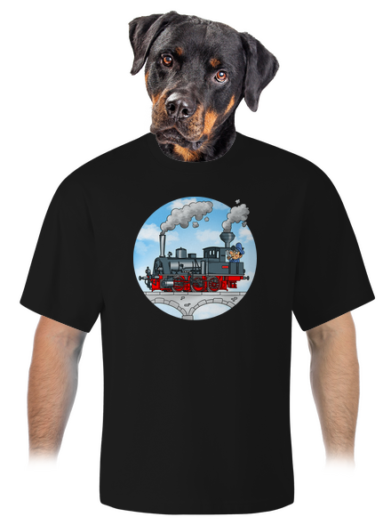 Kouř z komína unisex tričko oversized Black