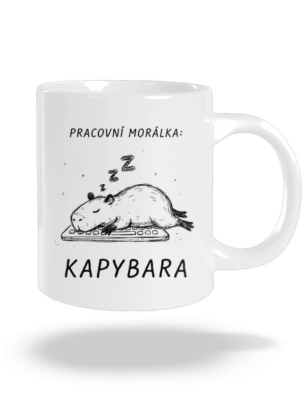 Pracovní morálka velký hrnek White