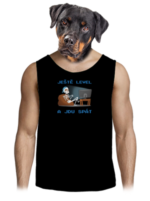 Ještě level pánské tílko Black