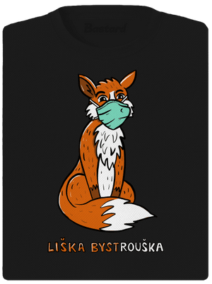 Liška Bystrouška dámské sportovní tričko Black