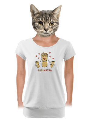 dámské tričko s lemem