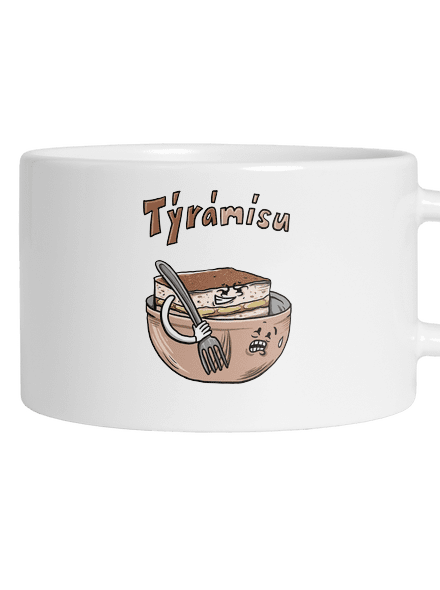 Týrámísu hrnek makronka White