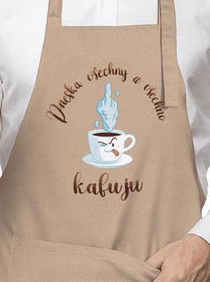 Všechno kafuju zástěra Rope