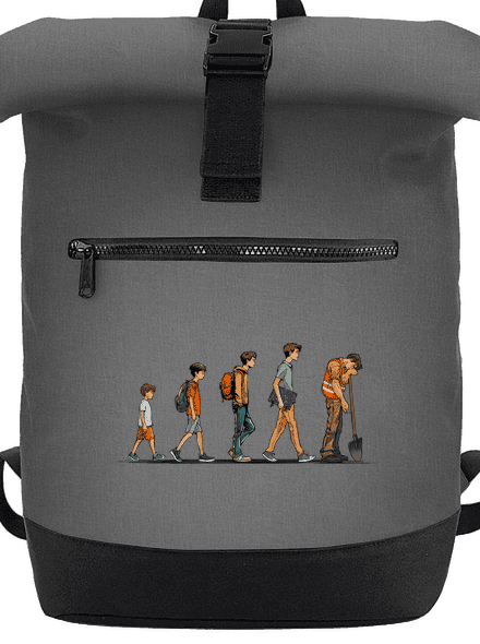 Evoluce studenta batoh Grey Marl