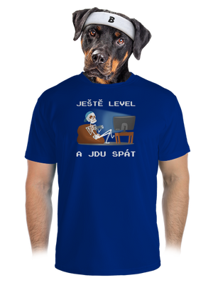 Ještě level pánské sportovní tričko Royal Blue Mal