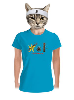 Okořeňme to dámské sportovní tričko Blue Atol