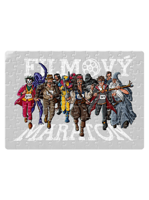 Filmový maraton puzzle White