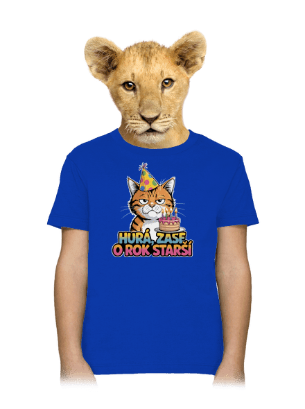 O rok starší dětské tričko Royal Blue