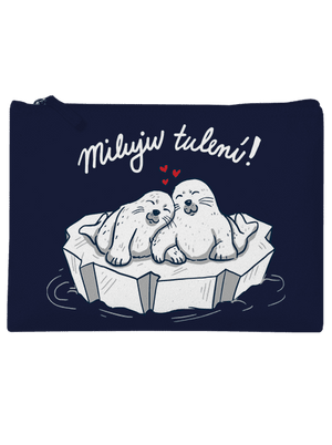 Miluju tulení taštička French Navy