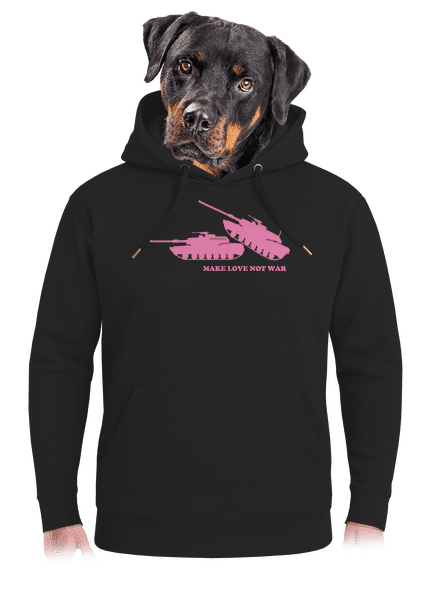 Tanky unisex mikina premium Dark Black