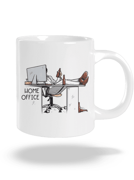 Home Office velký hrnek White