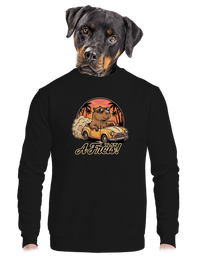 unisex mikina bez kapuce